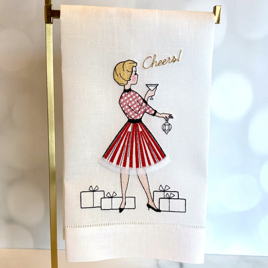 Cheers with a Blonde (Hand Towel)